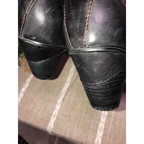 L'ARTISTE Spring Step Parfum Women’s Black Leather Ankle Boot Booties Size 10 - Picture 6 of 11
